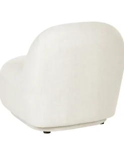 Poltrona LOVBERG Tessuto Bianco sporco