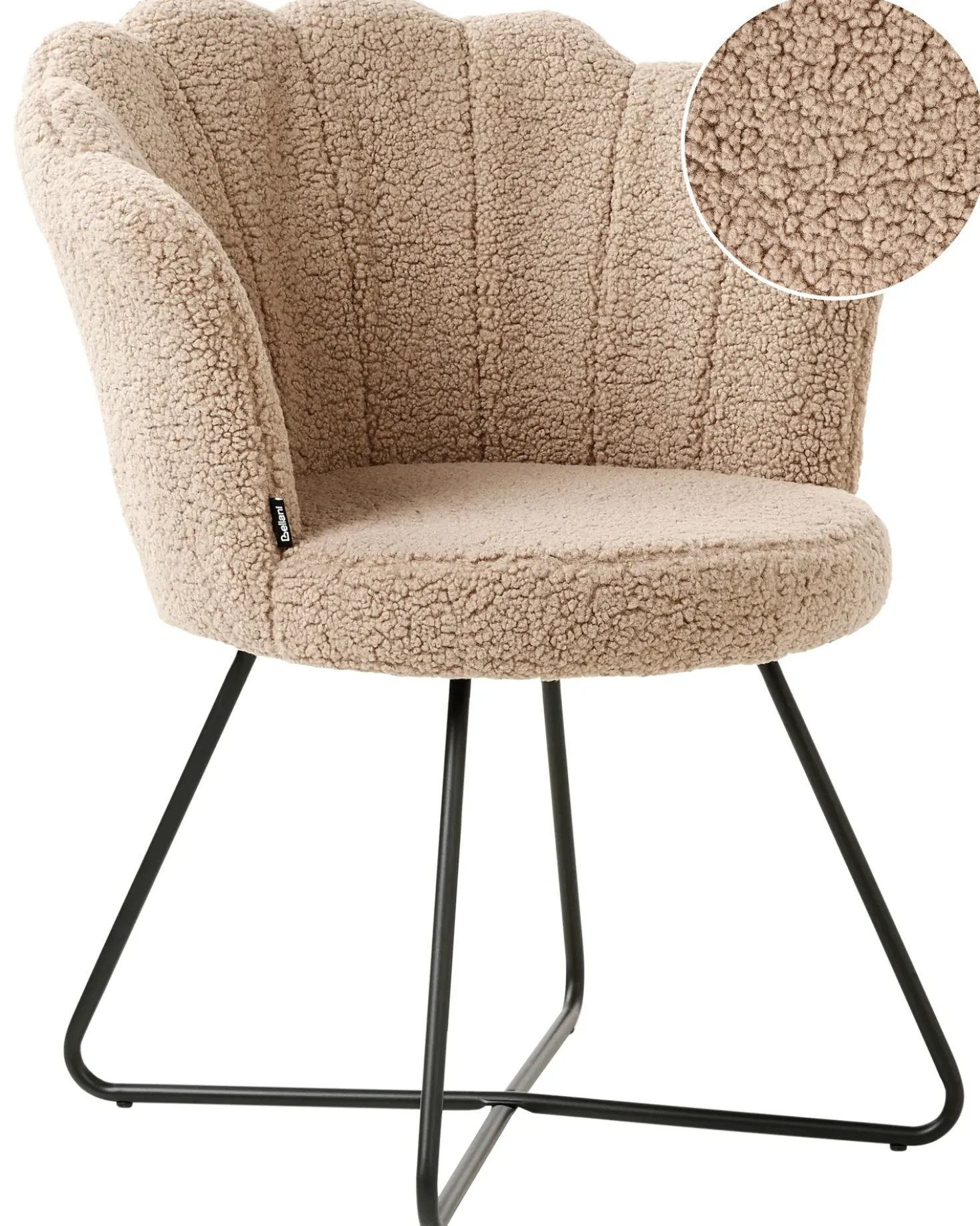 Poltrona LOVELOCK Bouclé Beige