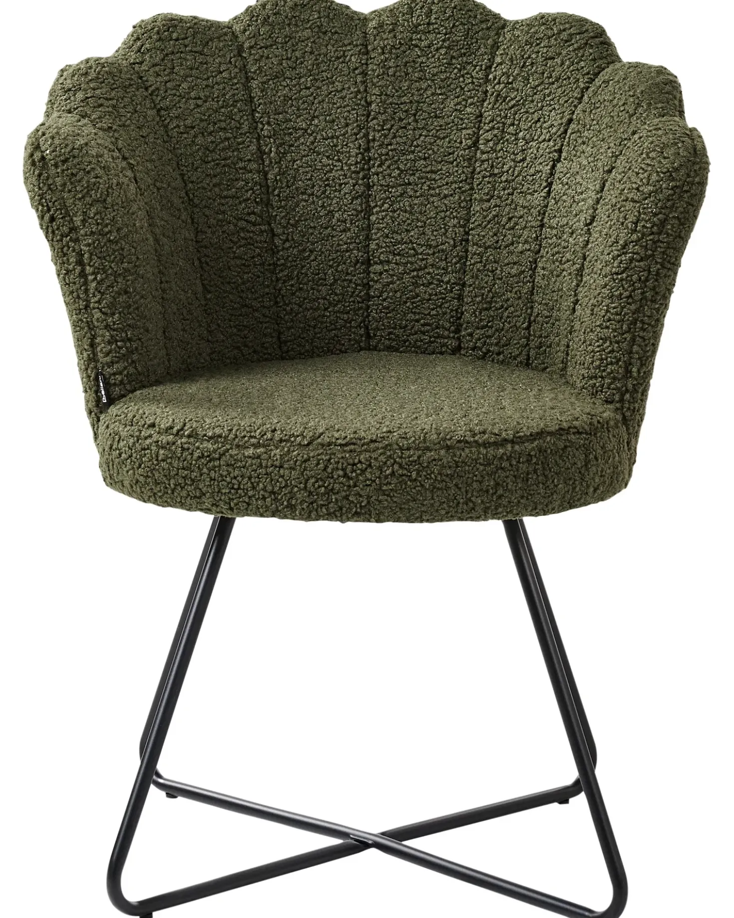 Poltrona LOVELOCK Bouclé Verde scuro