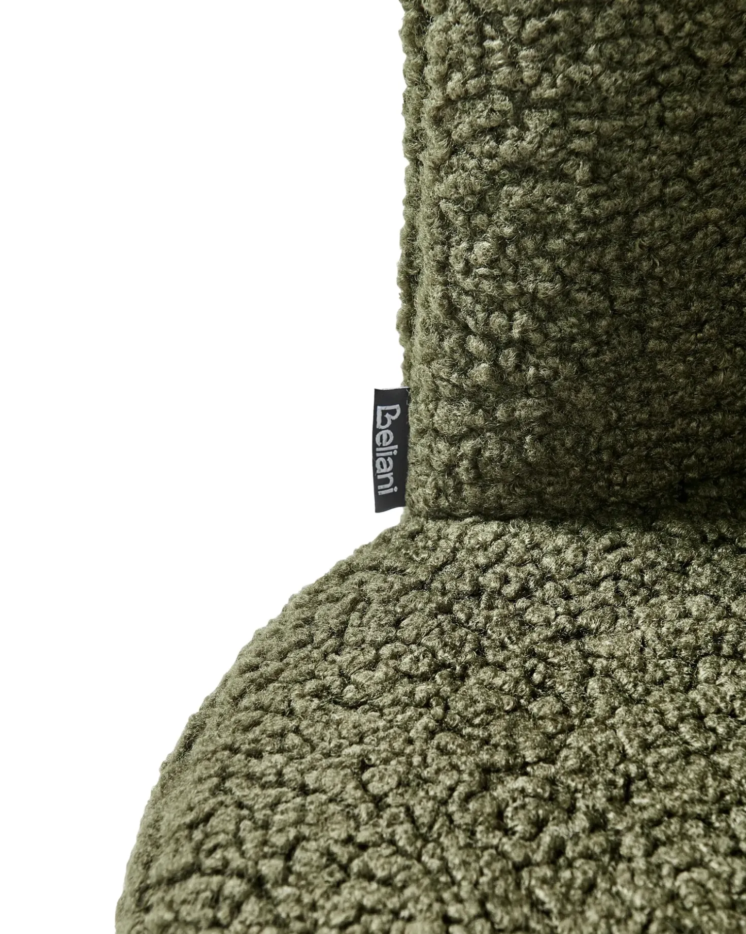 Poltrona LOVELOCK Bouclé Verde scuro