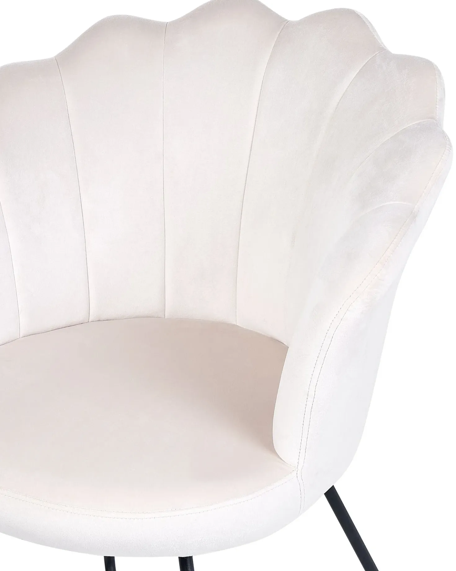 Poltrona LOVELOCK Velluto Bianco sporco