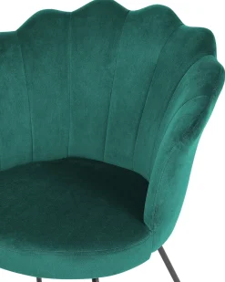 Poltrona LOVELOCK Velluto Verde smeraldo