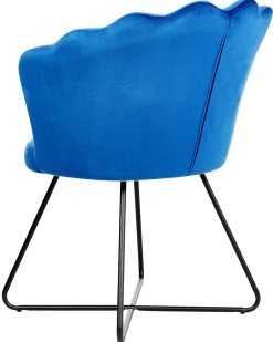 Poltrona LOVELOCK Velluto Blu marino