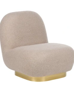 Poltrona LOVIISA Bouclé Beige