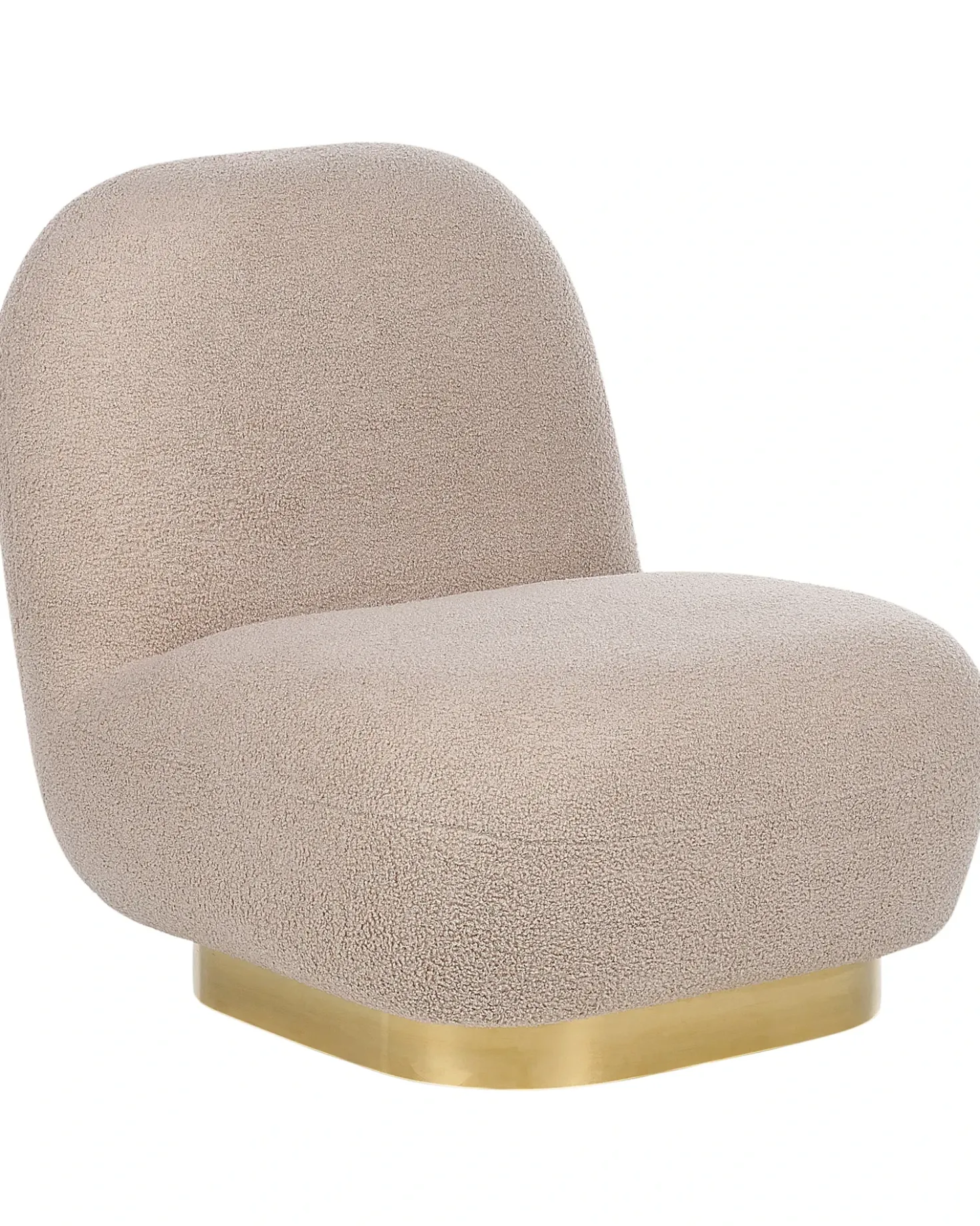 Poltrona LOVIISA Bouclé Beige