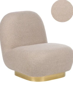 Poltrona LOVIISA Bouclé Beige
