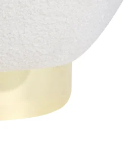 Poltrona LOVIISA Bouclé Bianco