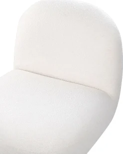 Poltrona LOVIISA Bouclé Bianco