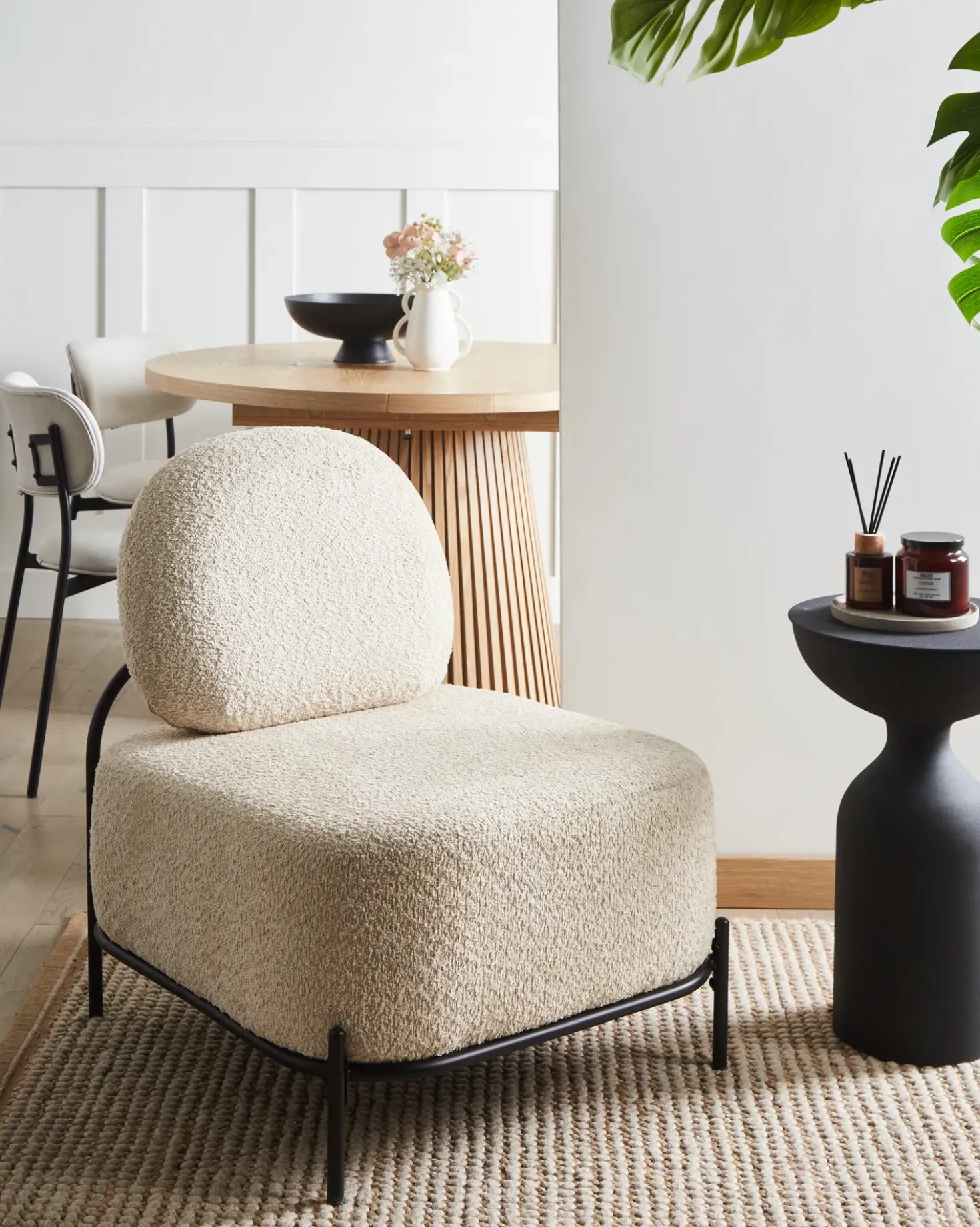 Poltrona LUNDE Tessuto Beige