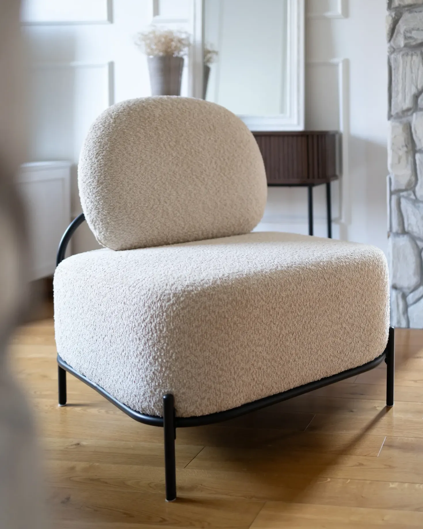 Poltrona LUNDE Tessuto Beige