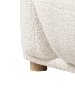Poltrona LUVOS Bouclé Bianco sporco