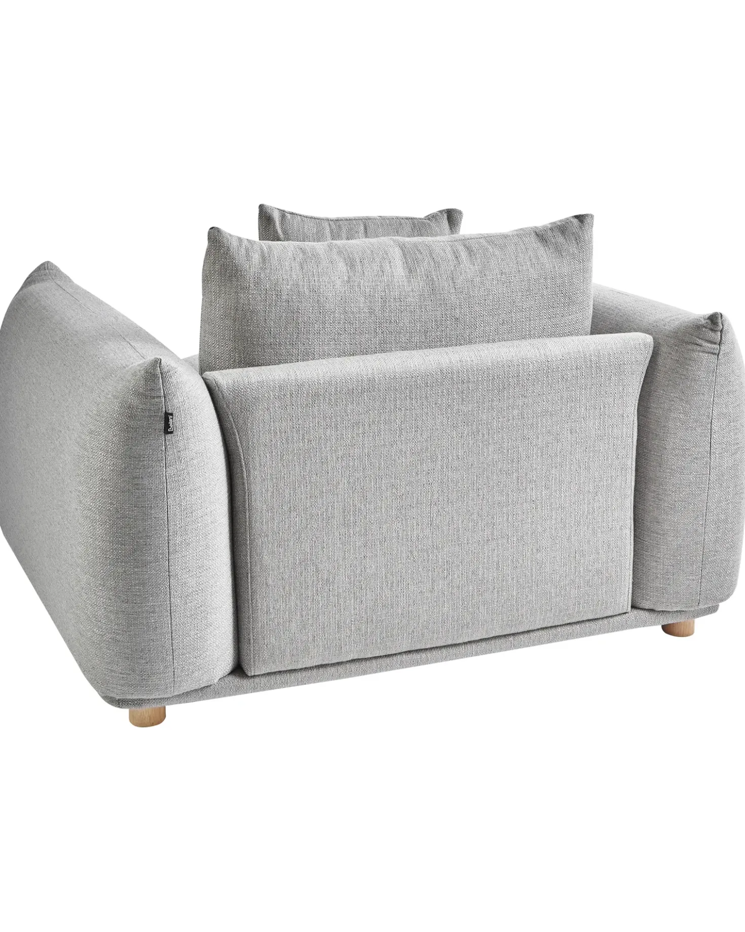Poltrona LUVOS Tessuto Grigio chiaro