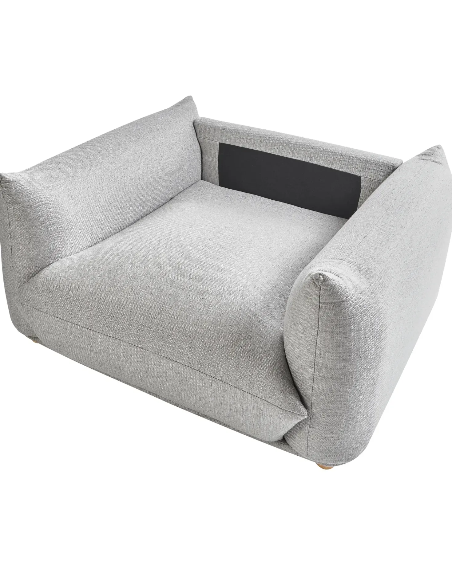 Poltrona LUVOS Tessuto Grigio chiaro