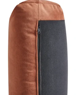 Poltrona LUVOS Velluto Marrone dorato