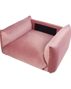 Poltrona LUVOS Velluto Rosa