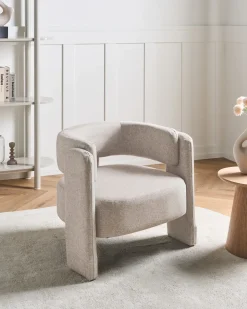 Poltrona MAGGEBY Tessuto Beige
