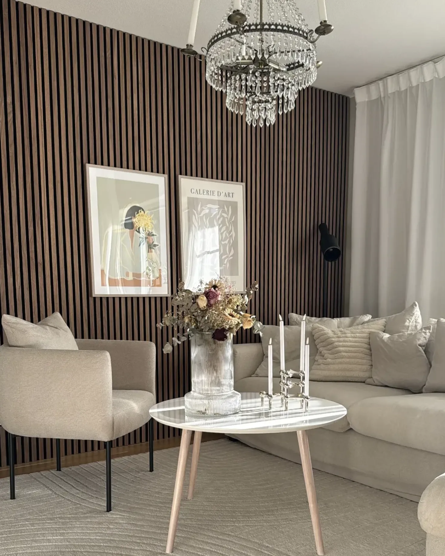 Poltrona MALMOS Tessuto Beige chiaro
