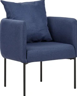 Poltrona MALMOS Tessuto Blu scuro
