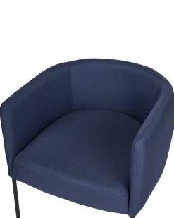Poltrona MALMOS Tessuto Blu scuro