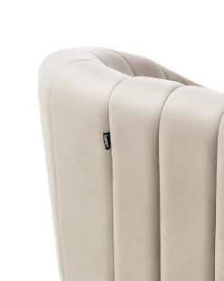 Poltrona MALUNG Velluto Beige