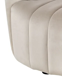 Poltrona MALUNG Velluto Beige