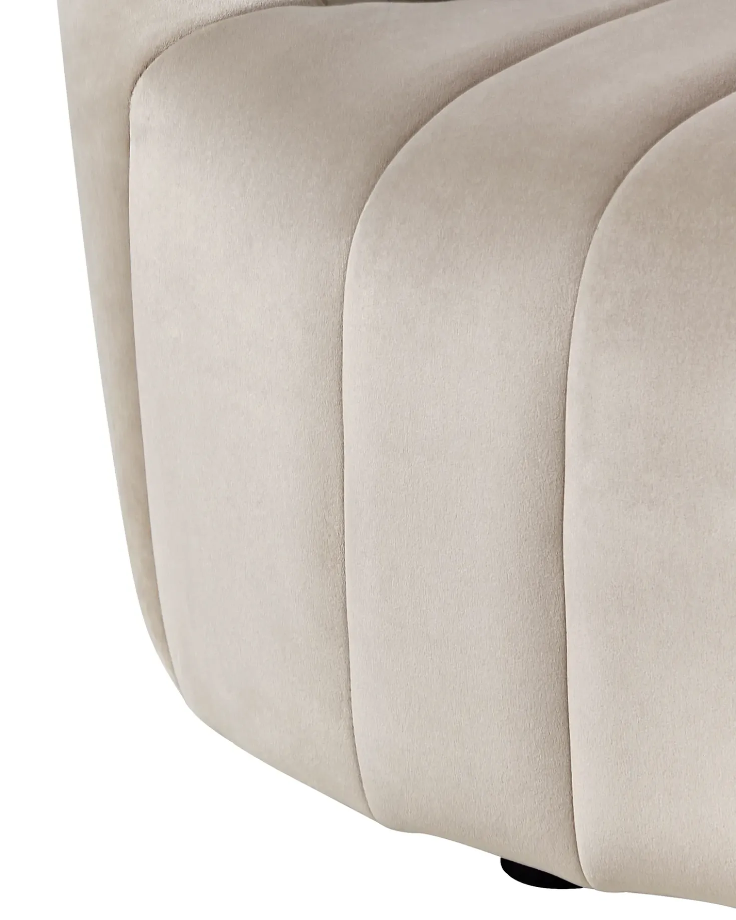 Poltrona MALUNG Velluto Beige