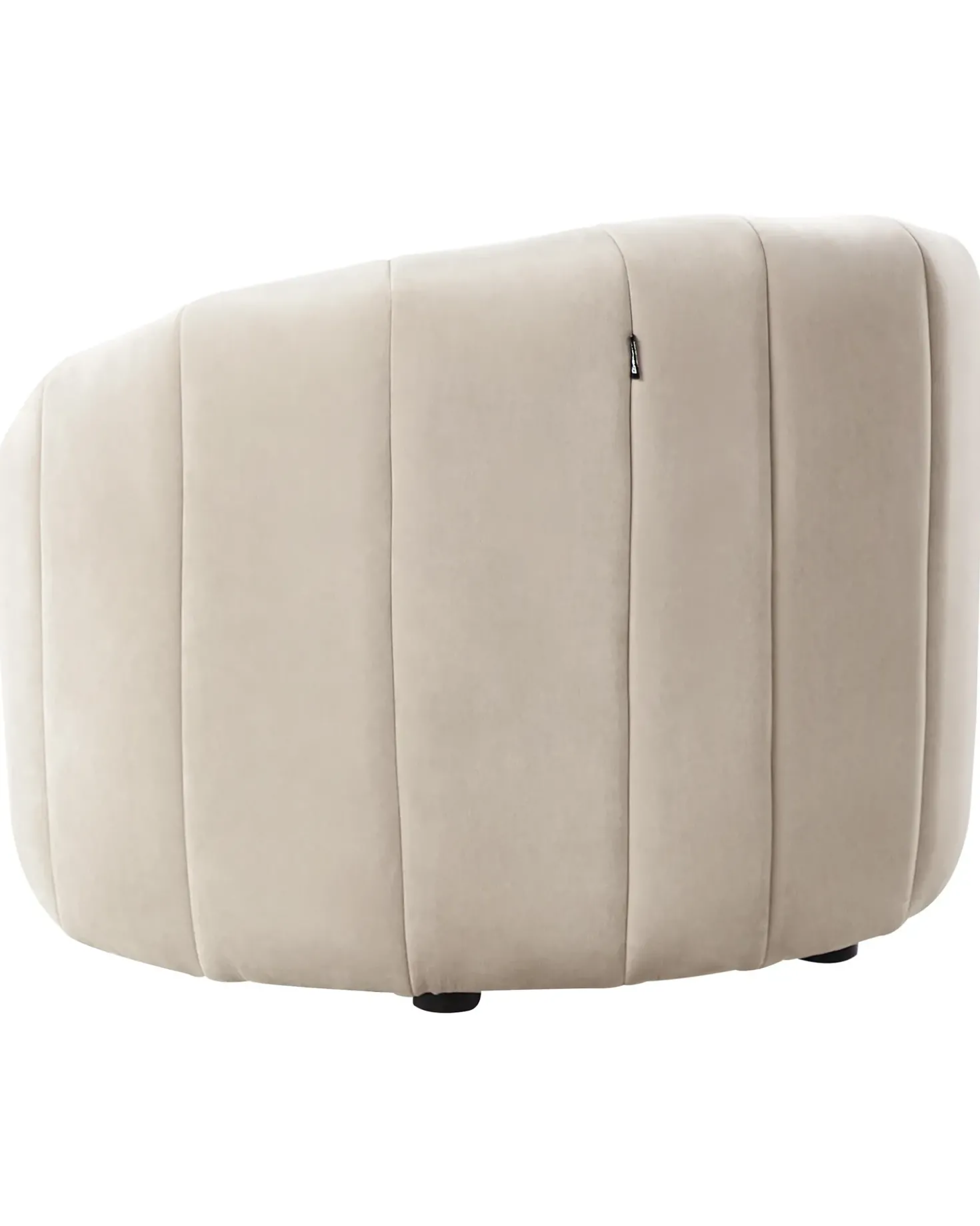 Poltrona MALUNG Velluto Beige