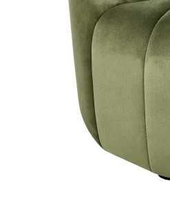 Poltrona MALUNG Velluto Verde scuro