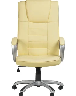Poltrona massaggiante Con riscaldatore GRANDEUR Pelle sintetica Beige