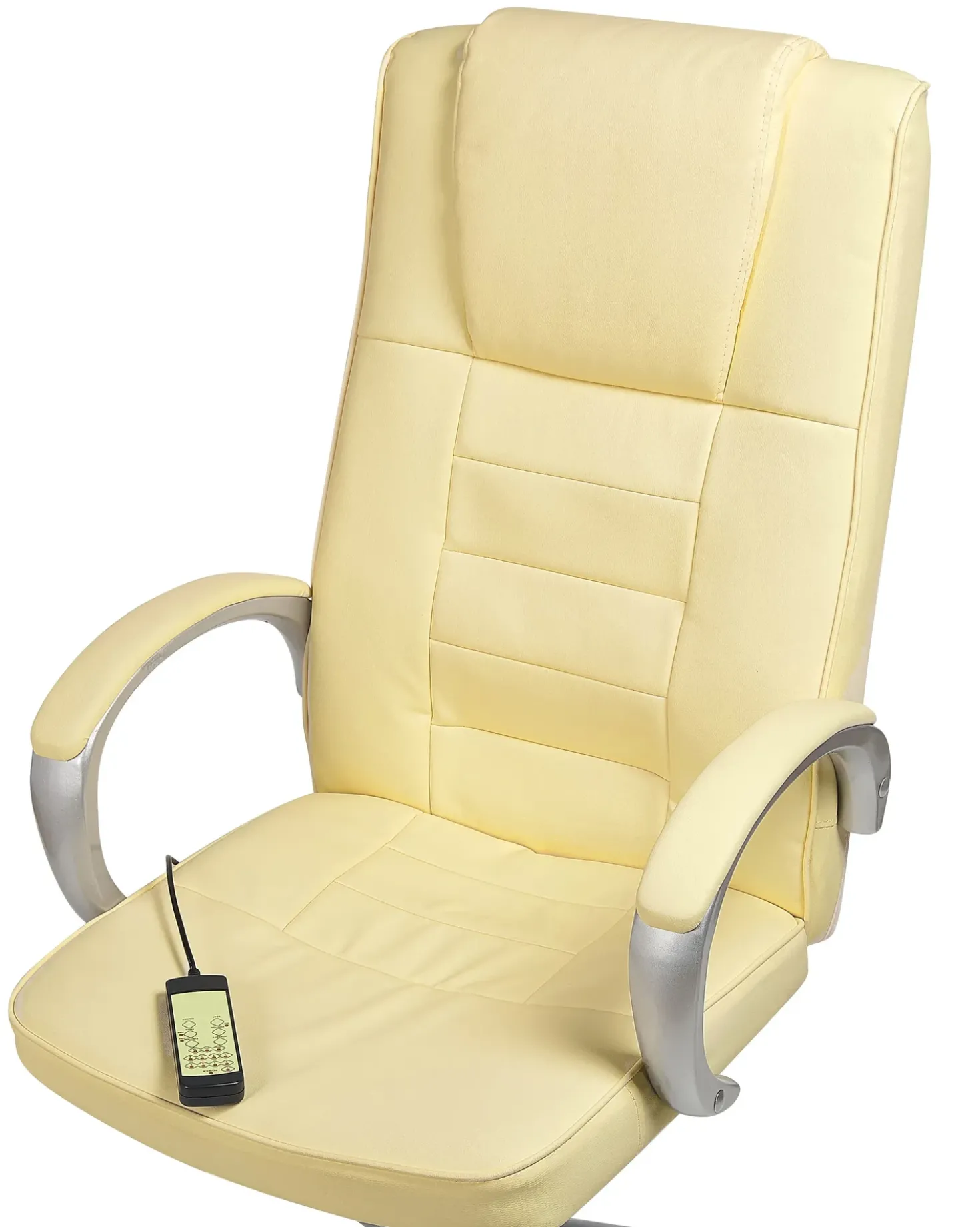 Poltrona massaggiante Con riscaldatore GRANDEUR Pelle sintetica Beige