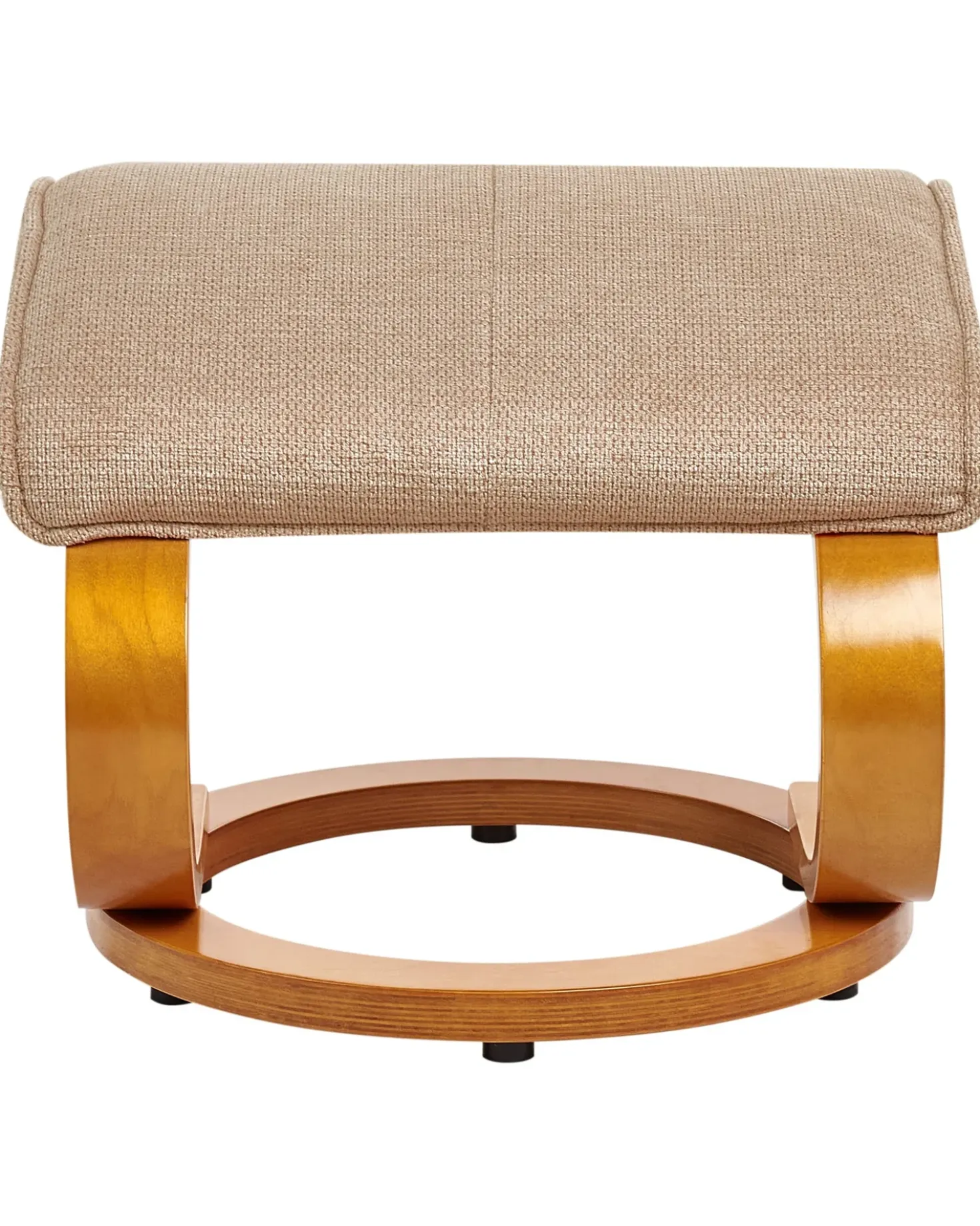 Poltrona massaggiante HERO con poggiapiedi Tessuto Beige