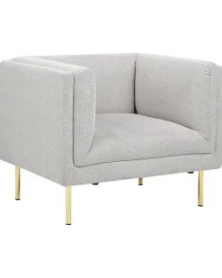 Poltrona MOEN Tessuto Grigio chiaro