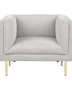 Poltrona MOEN Tessuto Grigio chiaro