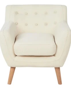 Poltrona MOTALA Tessuto Beige chiaro