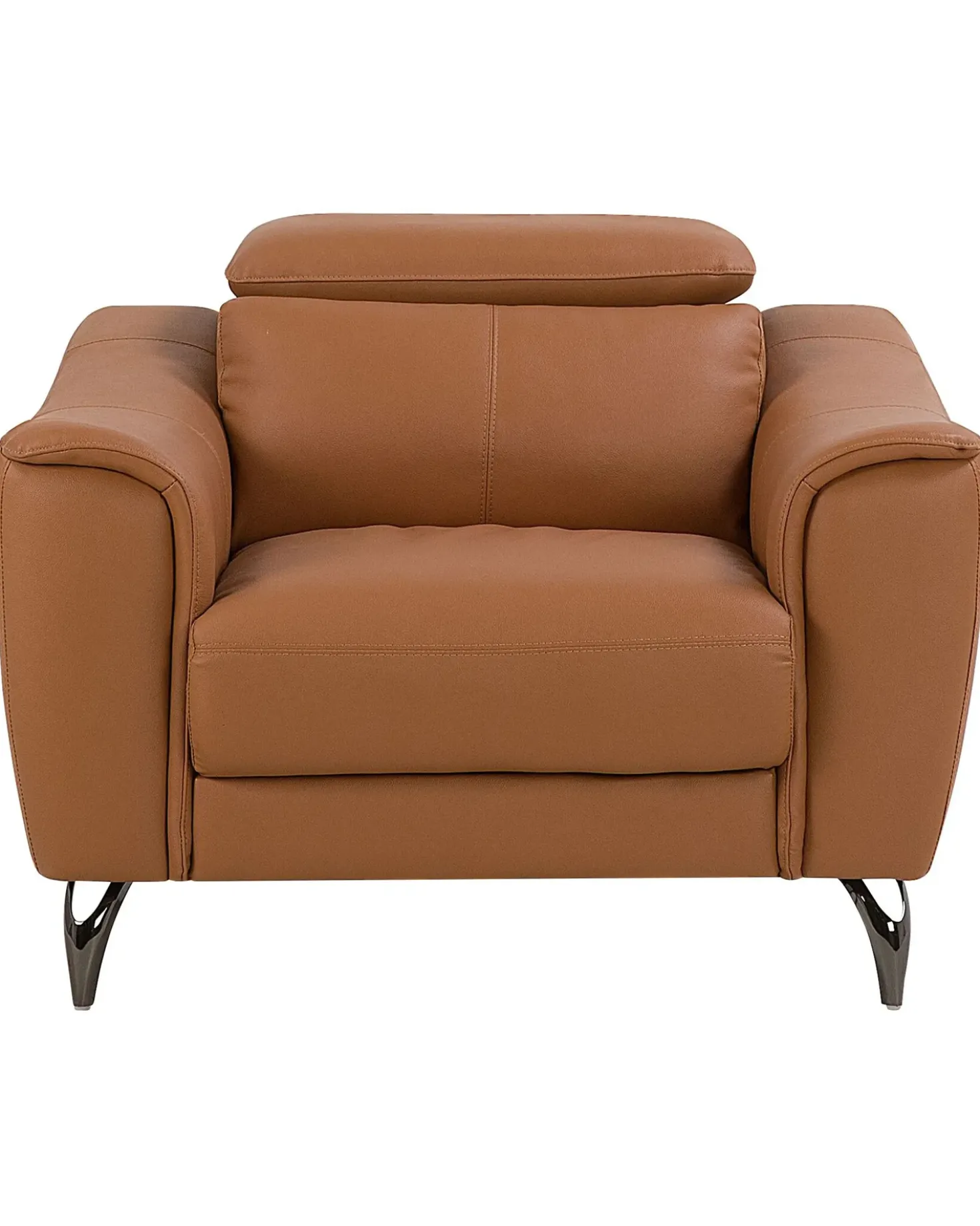 Poltrona NARWIK Pelle naturale Marrone
