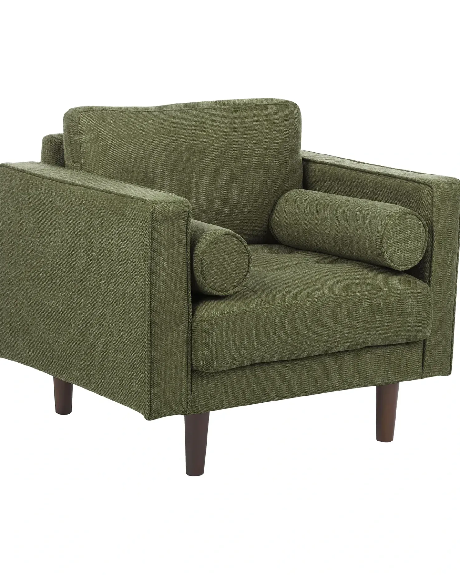 Poltrona NURMO Tessuto Verde scuro