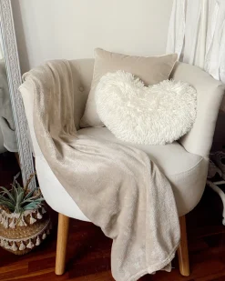 Poltrona ODENZEN Bouclé Bianco