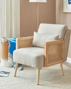 Poltrona ORUM Tessuto Beige chiaro