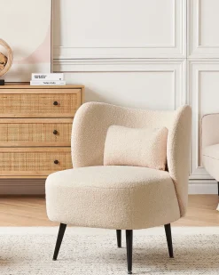 Poltrona OTSBY Bouclé Beige
