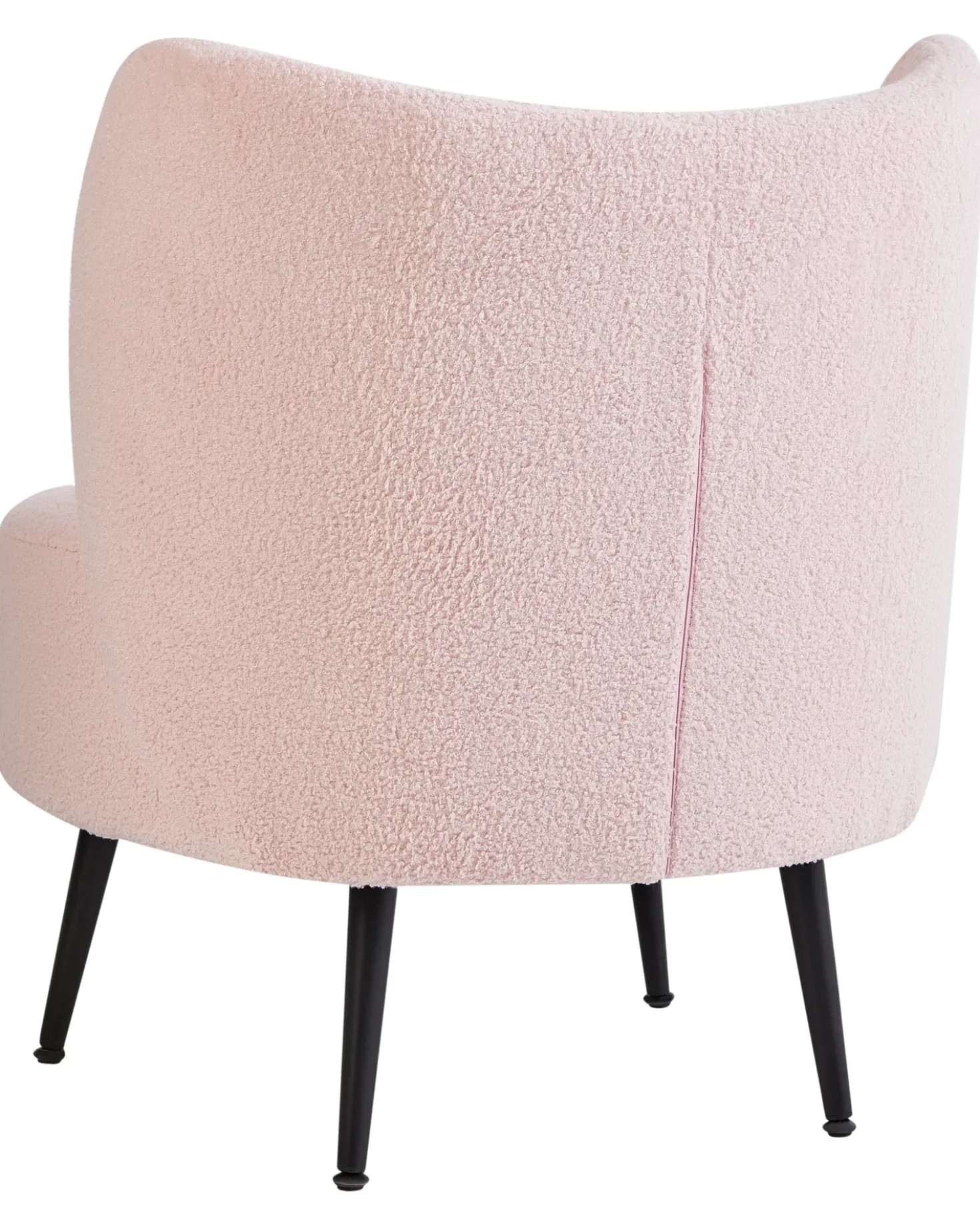 Poltrona OTSBY Bouclé Rosa pastello