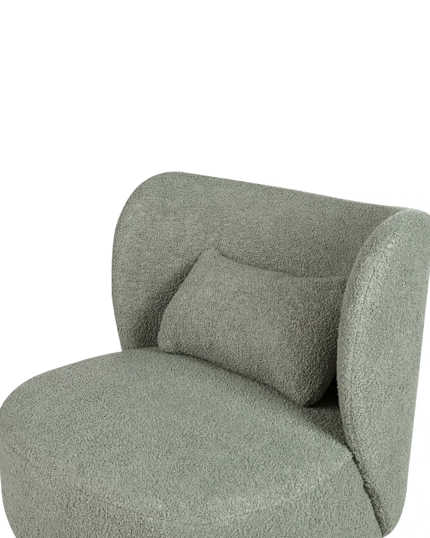 Poltrona OTSBY Bouclé Verde chiaro