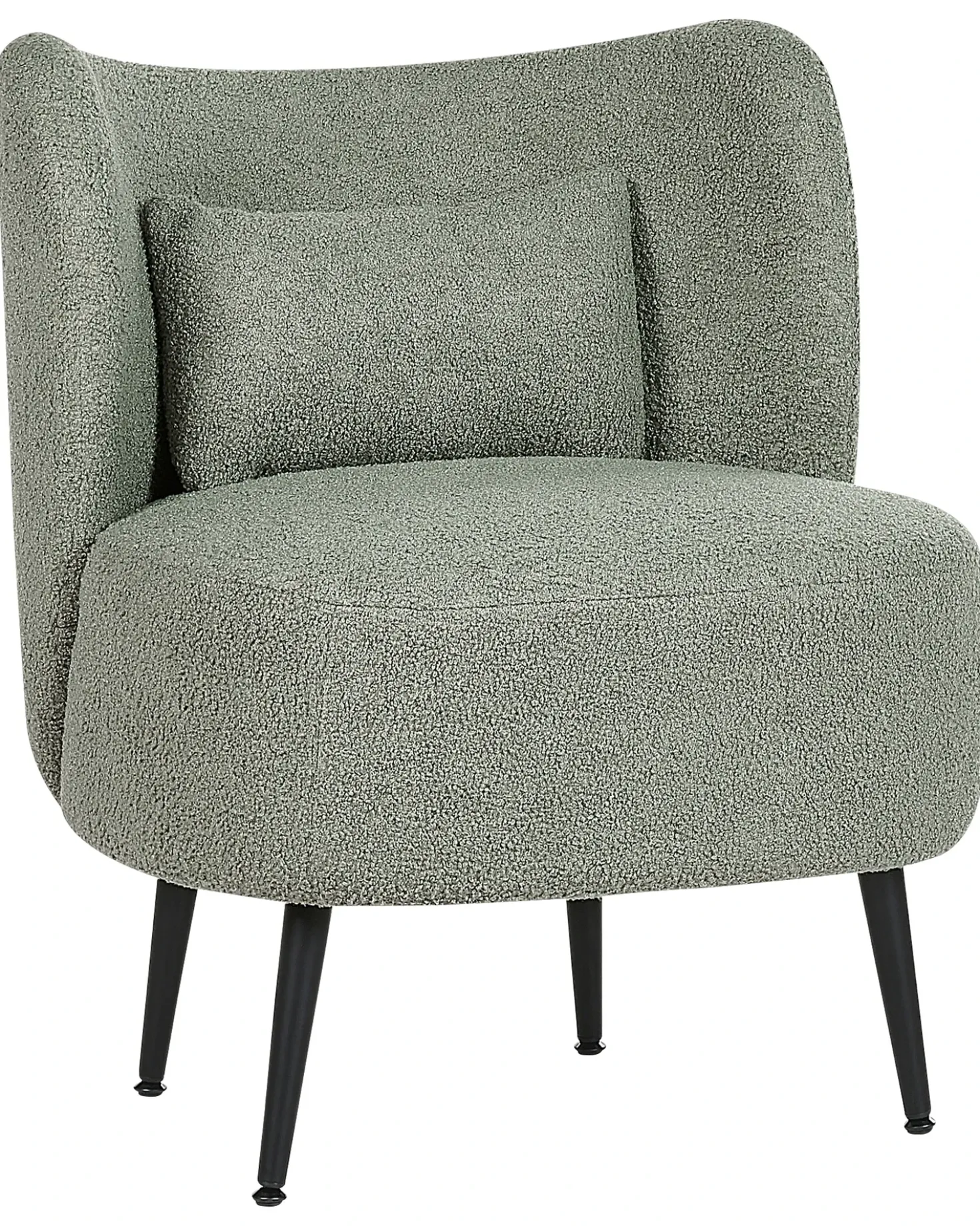 Poltrona OTSBY Bouclé Verde chiaro