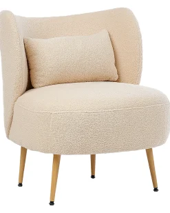 Poltrona OTSBY II con cuscino Bouclé Beige