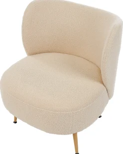 Poltrona OTSBY II con cuscino Bouclé Beige