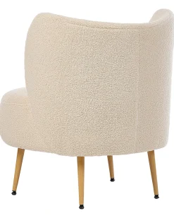 Poltrona OTSBY II con cuscino Bouclé Beige