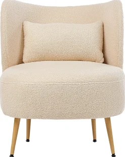 Poltrona OTSBY II con cuscino Bouclé Beige