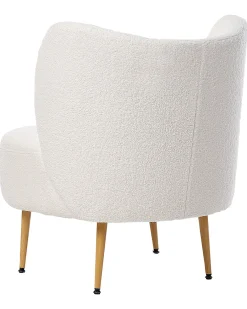 Poltrona OTSBY II con cuscino Bouclé Bianco sporco