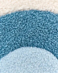 Poltrona per Bambini Arcobaleno OMBO Bouclé Azzurro