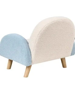 Poltrona per Bambini Arcobaleno OMBO Bouclé Azzurro