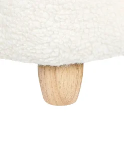 Poltrona per Bambini Coniglio KANNA Bouclé Bianco sporco